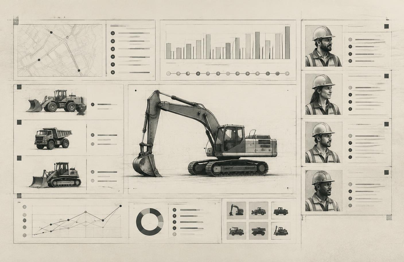 Machine Inventory editorial project preview